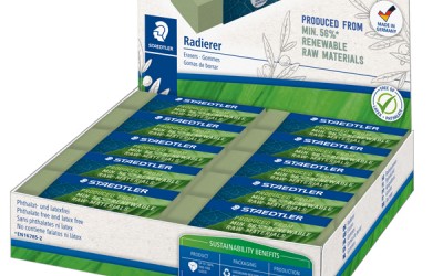 Staedtler, gomma, olive, Eco, 526, scrittura, correzione, Germania.