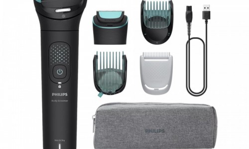 PHILIPS, rasoio, elettrico, kit da viaggio, Body, Groomer, 7000.