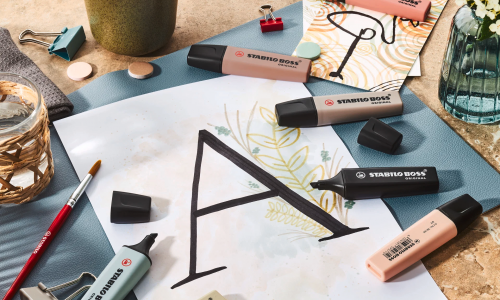 Stabilo, Boss, NatureColors, evidenziatori, scritura.