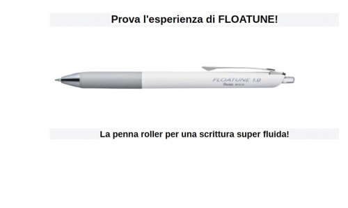Pentel, penna, roller, Floatune, scrittura.