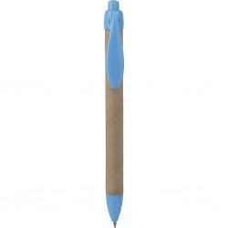 * PENNA A SFERA IN PLASTICA E CARTONE RICICLATO SK (blu sky)