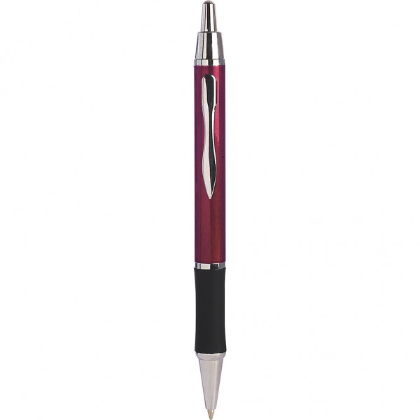 PENNA A SFERA IN METALLO E GOMMA Rosso