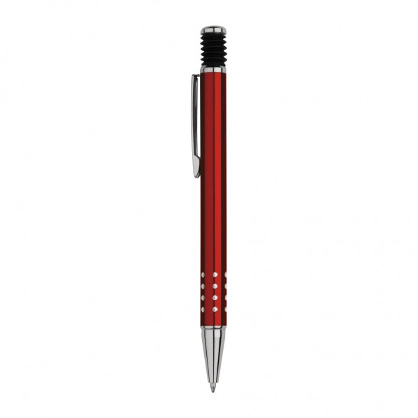 * PENNA A SFERA IN METALLO Rosso