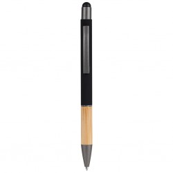 PENNA A SFERA CON TOUCH SCREEN IN ALLUMINIO E BAMB