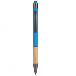 PENNA A SFERA CON TOUCH SCREEN IN ALLUMINIO E BAMB
