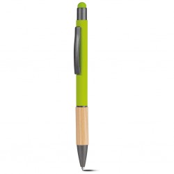 PENNA A SFERA CON TOUCH SCREEN IN ALLUMINIO E BAMB