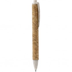 PENNA A SFERA IN SUGHERO E PAGLIA DI GRANO+ABS