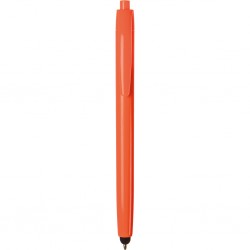 PENNA A SFERA CON TOUCH SCREEN IN PLASTICA Arancione