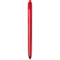 PENNA A SFERA CON TOUCH SCREEN IN PLASTICA Rosso