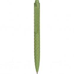 PENNA A SFERA IN PAGLIA DI GRANO+ABS Verde Acido