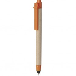 PENNA A SFERA CON TOUCH SCREEN IN PLASTICA E CARTONE RICICLATO