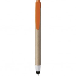 PENNA A SFERA CON TOUCH SCREEN IN PLASTICA E CARTONE RICICLATO