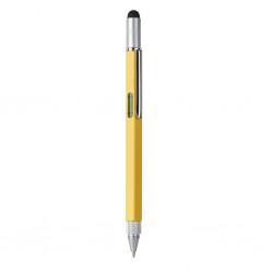 PENNA MULTIFUNZIONE IN METALLO Giallo