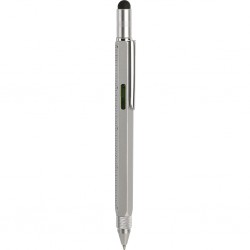 PENNA MULTIFUNZIONE IN METALLO Grigio