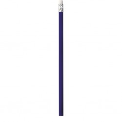 MATITA CON GOMMA IN LEGNO Blu navy