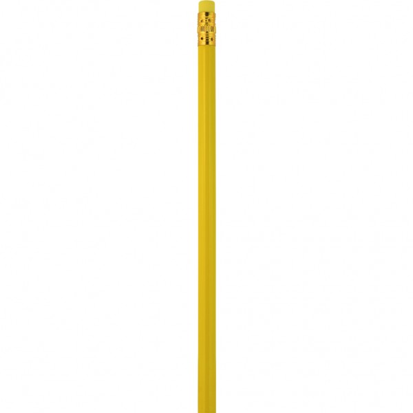 MATITA IN LEGNO CON GOMMA COLORATA Giallo
