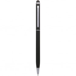 PENNA A SFERA CON TOUCH SCREEN IN ALLUMINIO Nero