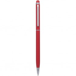 PENNA A SFERA CON TOUCH SCREEN IN ALLUMINIO Rosso