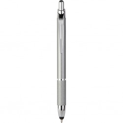 PENNA A SFERA CON TOUCH SCREEN IN METALLO Grigio