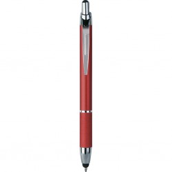 PENNA A SFERA CON TOUCH SCREEN IN METALLO Rosso