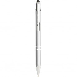 PENNA A SFERA CON TOUCH SCREEN IN METALLO Grigio