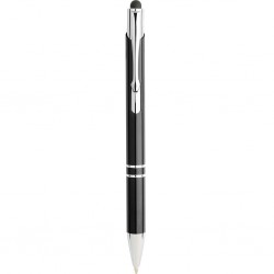 PENNA A SFERA CON TOUCH SCREEN IN METALLO Nero