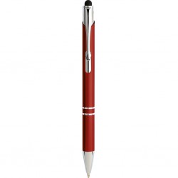 PENNA A SFERA CON TOUCH SCREEN IN METALLO Rosso