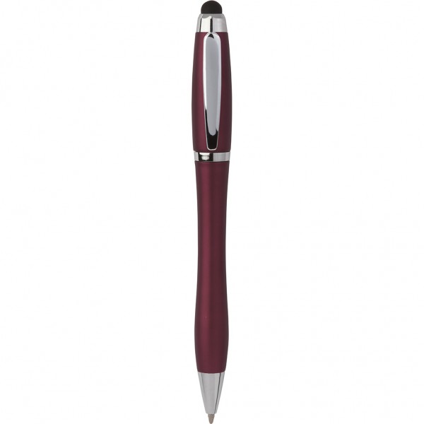 PENNA A SFERA CON TOUCH SCREEN IN PLASTICA E METALLO Rosso