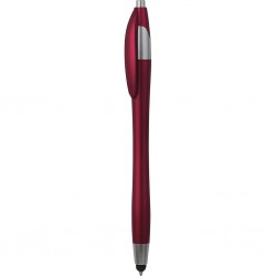 PENNA A SFERA CON TOUCH SCREEN IN PLASTICA Rosso