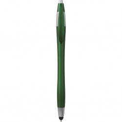 PENNA A SFERA CON TOUCH SCREEN IN PLASTICA Verde