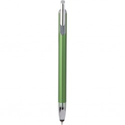 PENNA A SFERA CON TOUCH SCREEN IN METALLO E PLASTICA Verde