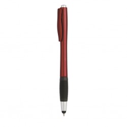 PENNA A SFERA CON TOUCH SCREEN IN PLASTICA Rosso