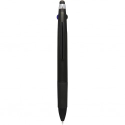 PENNA A SFERA A 3 COLORI CON TOUCH SCREEN IN PLASTICA Nero