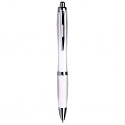 PENNA A SFERA IN RPET E METALLO Bianco