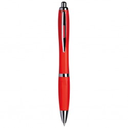 PENNA A SFERA IN RPET E METALLO Rosso
