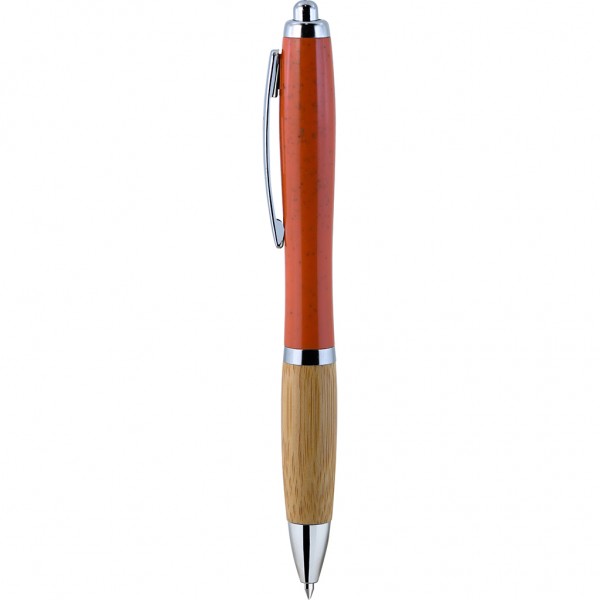 PENNA A SFERA IN PAGLIA DI GRANO+ABS, BAMB