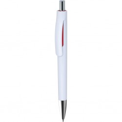 PENNA A SFERA IN PLASTICA Rosso