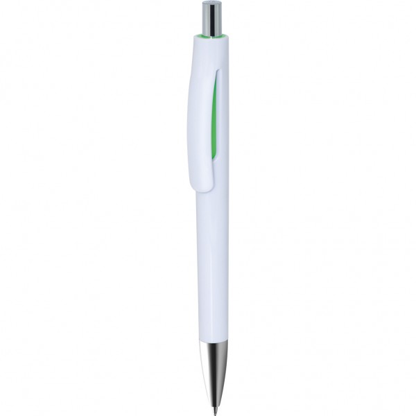 PENNA A SFERA IN PLASTICA Verde Acido