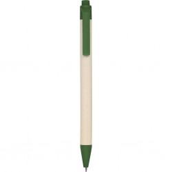 PENNA A SFERA IN CARTONE RICICLATO DEL LATTE E PLA Verde