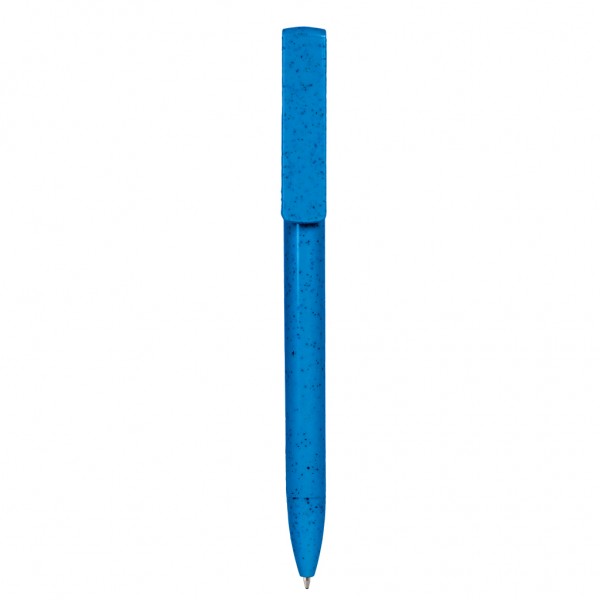 PENNA A SFERA IN PAGLIA DI GRANO+ABS SK (blu sky)
