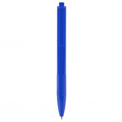 in plastica riciclata, chiusura a scatto. Refill nero BL (blu royal)