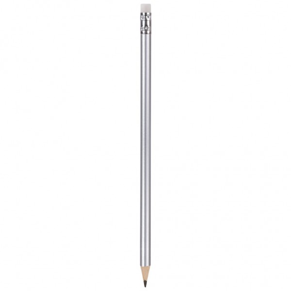 in legno naturale, mina 2B GR (grigio)