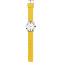 OROLOGIO ANALOGICO PERSONALIZZABILE IN METALLO E SILICONE Giallo