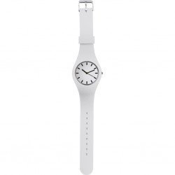 OROLOGIO ANALOGICO PERSONALIZZABILE IN SILICONE Bianco