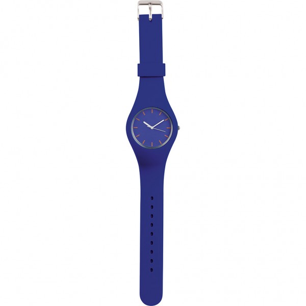 OROLOGIO ANALOGICO PERSONALIZZABILE IN SILICONE Blu navy