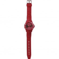 OROLOGIO ANALOGICO PERSONALIZZABILE IN PLASTICA E SILICONE Rosso