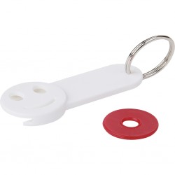 PORTACHIAVI CON PORTAGETTONE IN PLASTICA E METALLO - IMBALLI: 2000/100 MISURE: 6,