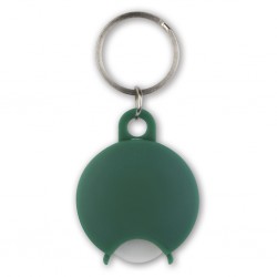 PORTACHIAVI CON PORTAGETTONE IN PLASTICA E METALLO - IMBALLI: 500/100 MISURE: Ø  4,1 Verde