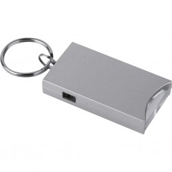 PORTACHIAVI CON LUCE LED IN PLASTICA E METALLO