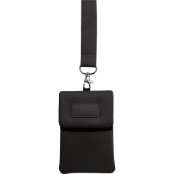 * PORTA CELLULARE DA COLLO Nero